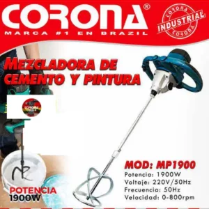 Mezcladora de Cemento y Pintura Corona MP1900