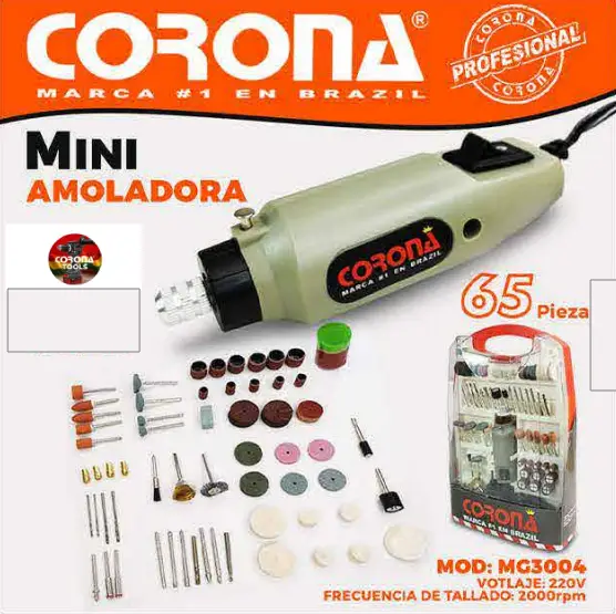 Mini Amoladora Corona MG3004 1 Mini Amoladora Corona MG3004