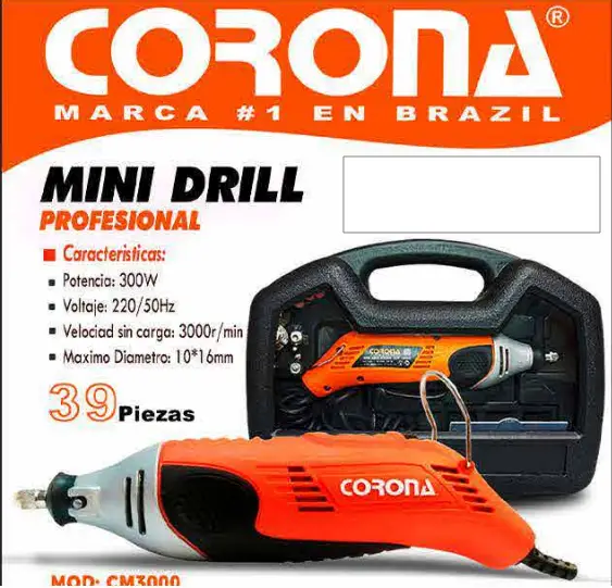 Mini Drill Profesional Corona CM3000 1 Mini Drill Profesional Corona CM3000