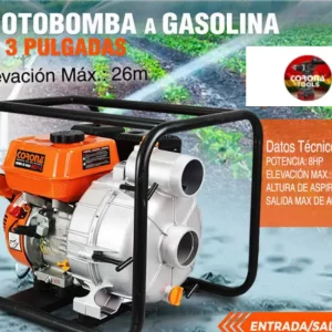 Motobomba a Gasolina de 3 Pulgadas Corona BGT3
