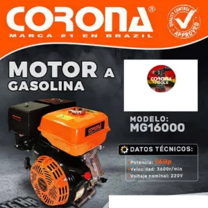 Motor a Gasolina 16HP Corona MG16000