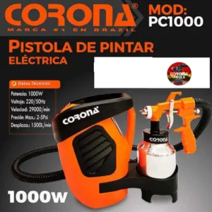 Pistola de Pintar Eléctrica Corona PC1000