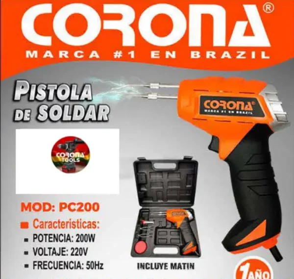 Pistola de Soldar Corona PC200