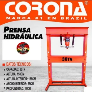 Prensa Hidráulica 30Tn Corona