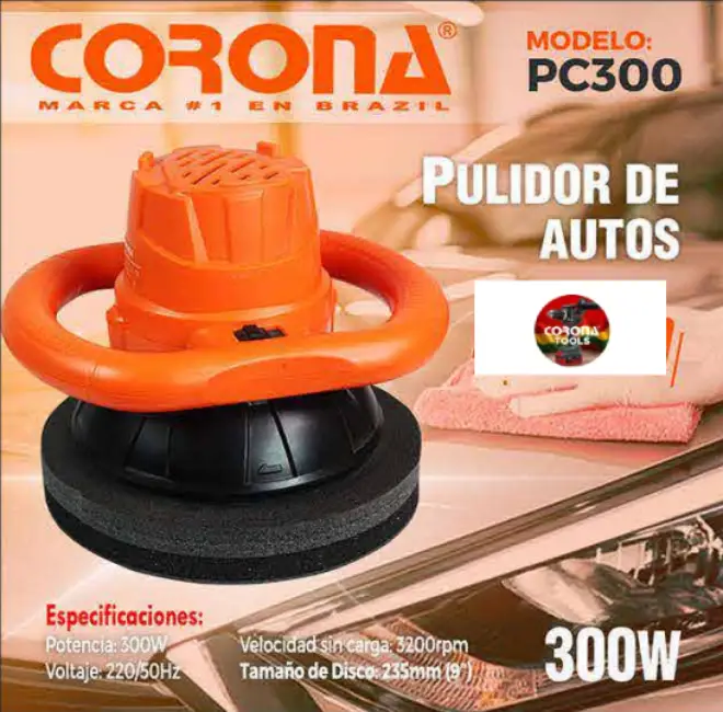 Pulidor de Autos Corona PC300 1 Pulidor de Autos Corona PC300