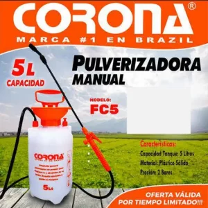 Pulverizadora Manual 5L Corona FC5