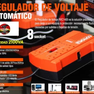 Regulador de Voltaje Automático Corona RVC2100