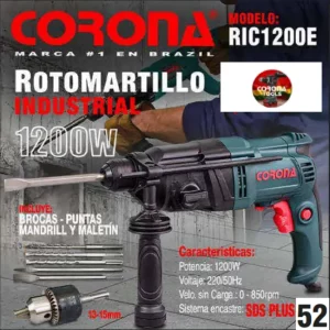 Rotomartillo Industrial Corona RIC1200E