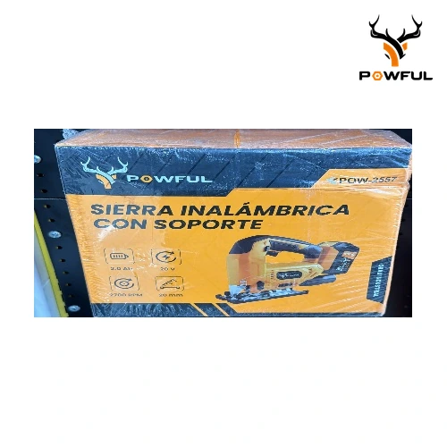 Sierra Caladora A Bateria De 2AH 20V POW 2557