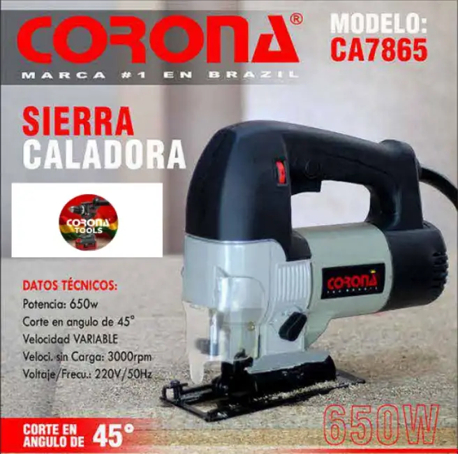 Sierra Caladora Corona CA7865 1 Sierra Caladora Corona CA7865