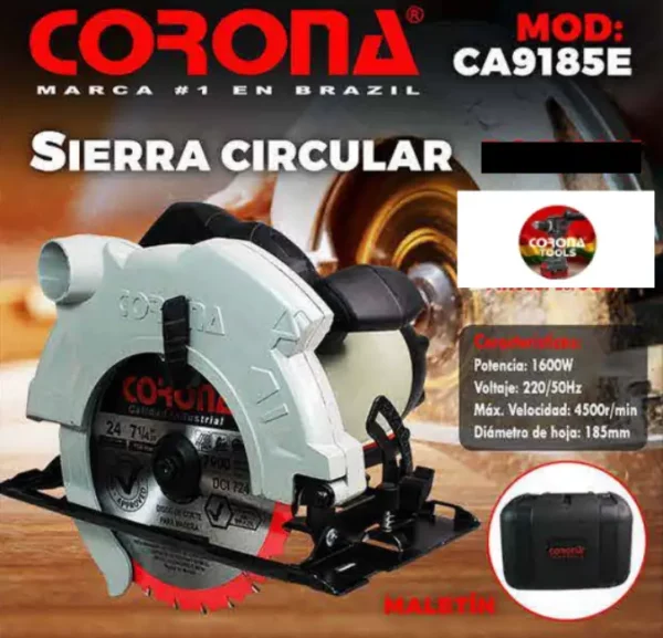 Sierra Circular 1600W Corona CA9185E