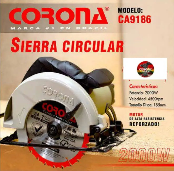 Sierra Circular Corona CA9186 1 Sierra Circular Corona CA9186