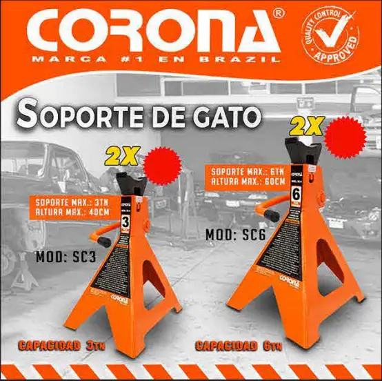 Soporte de Gato 3Tn Corona SC3 1 Soporte de Gato 3Tn Corona SC3