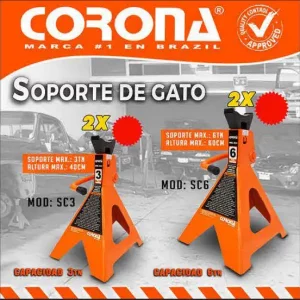 Soporte de Gato 6Tn Corona SC6
