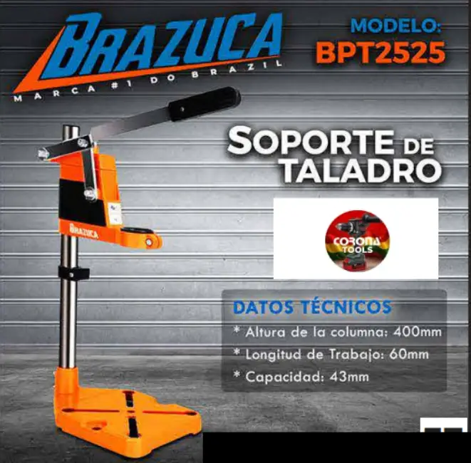Soporte de Taladro Brazuca BPT2525 1 Soporte de Taladro Brazuca BPT2525
