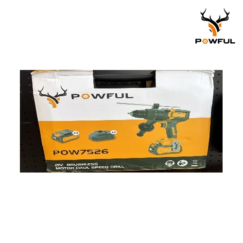 Taladro De Impacto De 100NM Con Funcion Atornillador Y Percutor POW 7525B