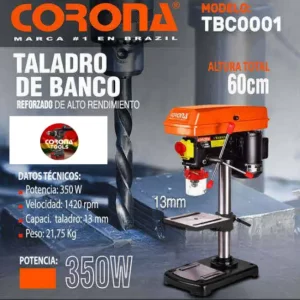 Taladro de Banco Corona TBC0001