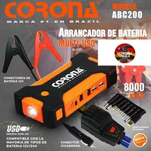 Arrancador de Batería Multi-uso Corona ABC200