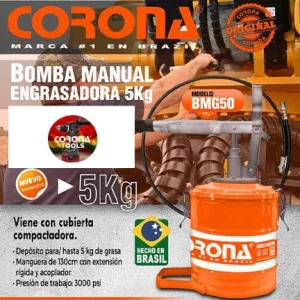 Bomba Manual Engrasadora 5Kg Corona BMG50