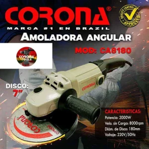 Amoladora Angular Profesional Corona CA8180