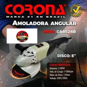 Amoladora Angular Profesional Corona CA8524B