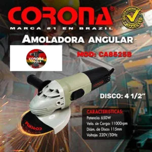 Amoladora Angular Profesional Corona CA8525B
