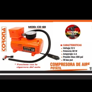 Mini Compresora de Aire Corona CD60