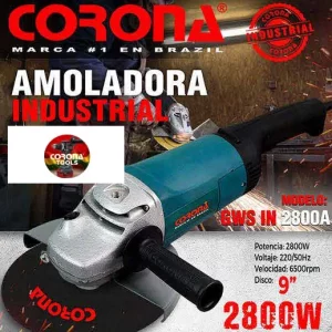 Amoladora Industrial Corona GWS IN 2800A