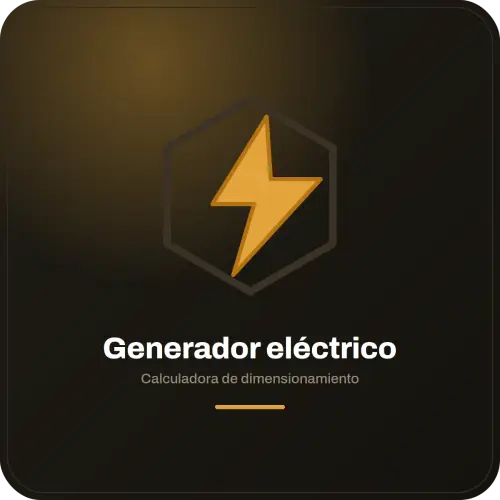 calculadora de generador eléctrico